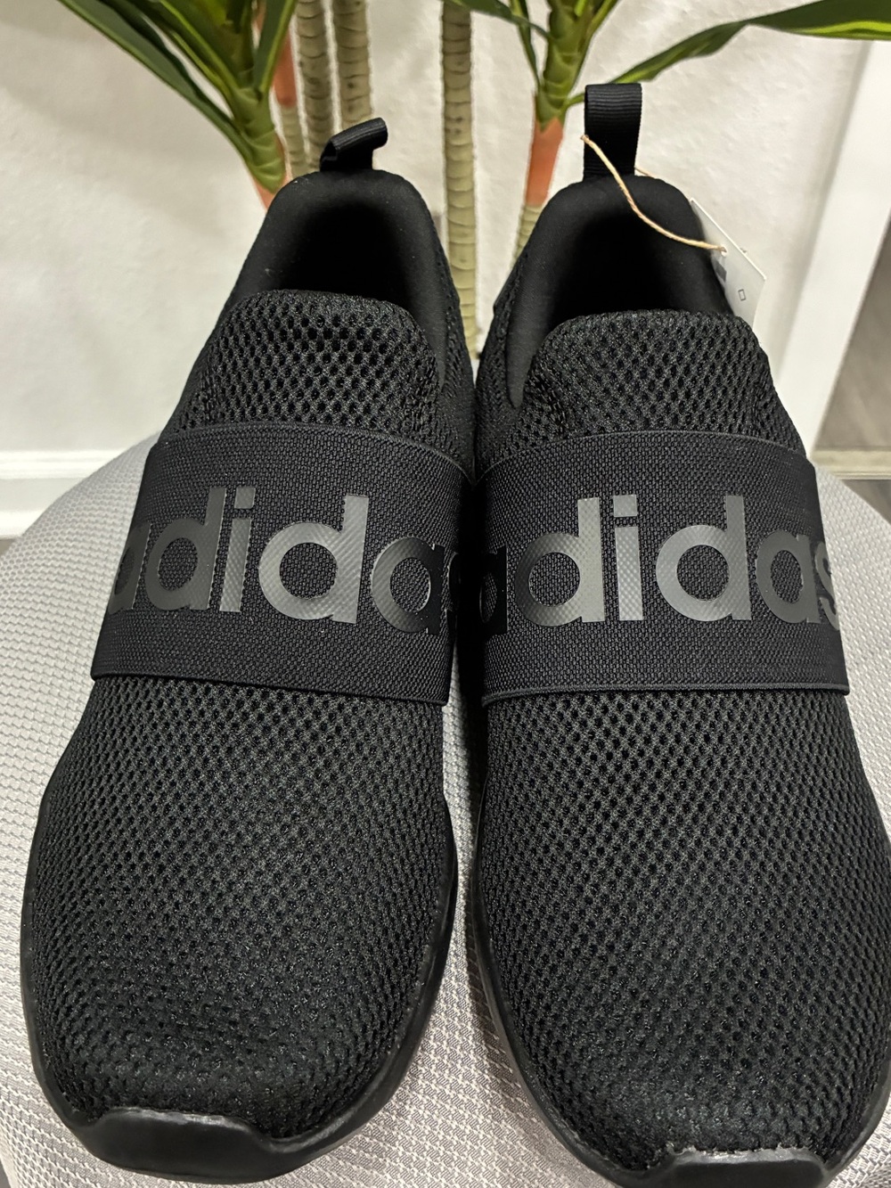 Adidas Lite Racer Adapt 5.0 Black Slip On Sneakers NEw